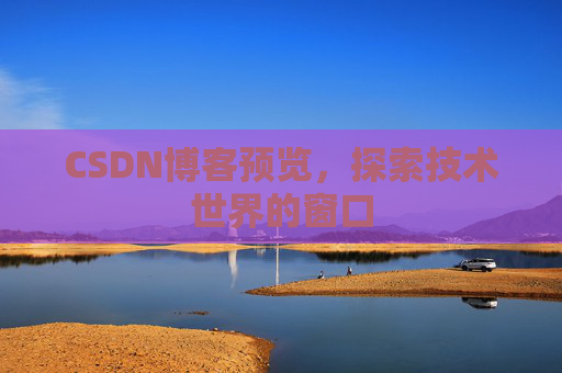 CSDN博客预览，探索技术世界的窗口